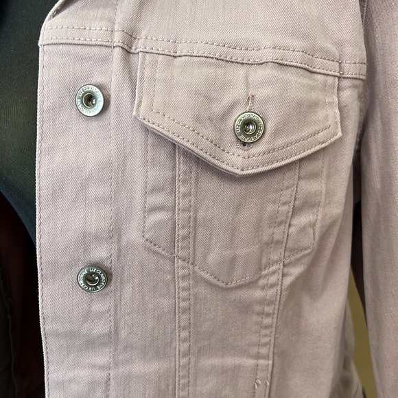 Pale Pink Denim Jacket - Picture 6 of 6